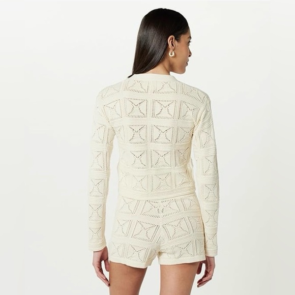 Cream Knit Cardigan - Picture 2 of 2
